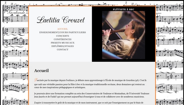 Capture du site